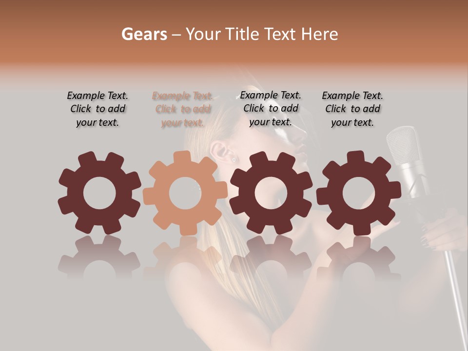 Studio Hot Audio PowerPoint Template