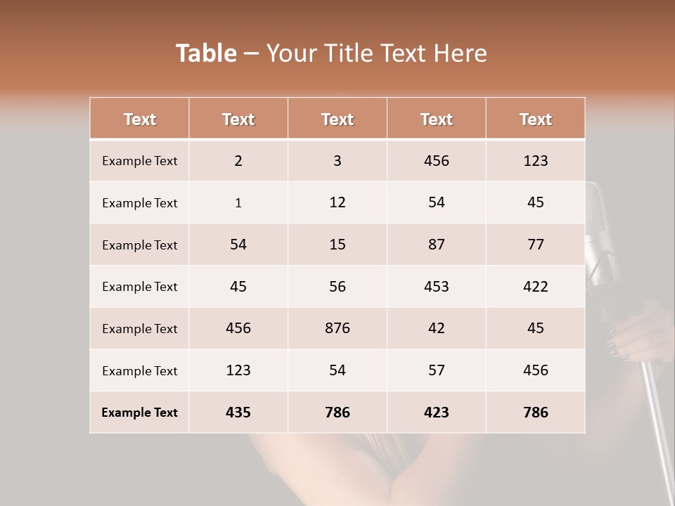 Studio Hot Audio PowerPoint Template