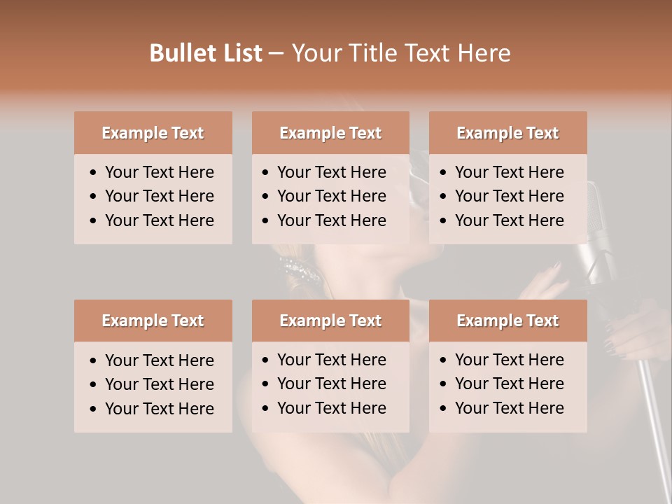 Studio Hot Audio PowerPoint Template