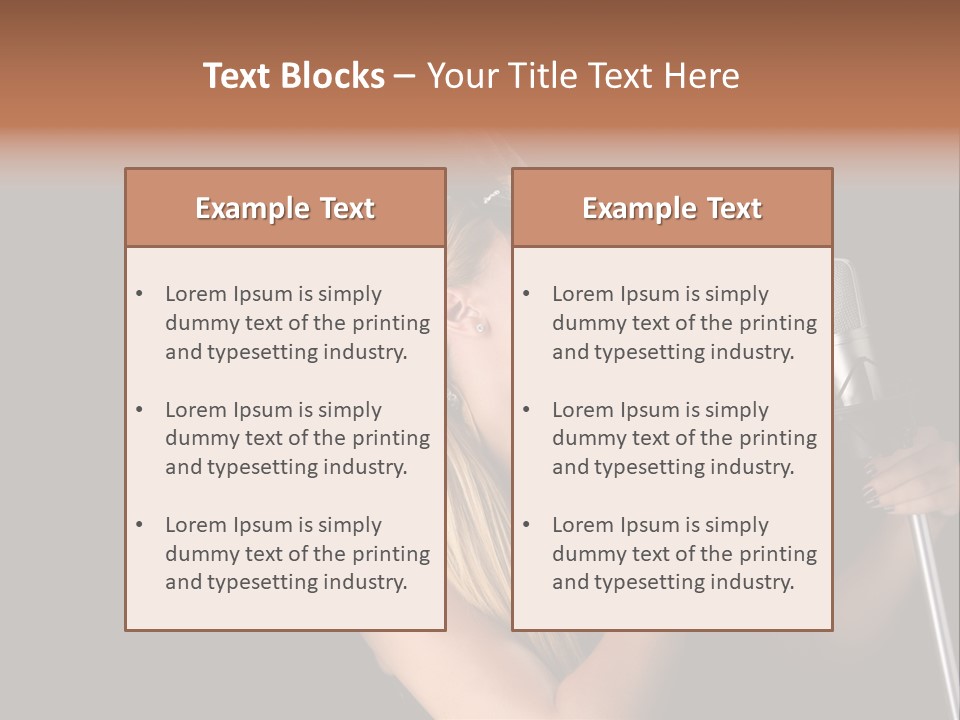 Studio Hot Audio PowerPoint Template