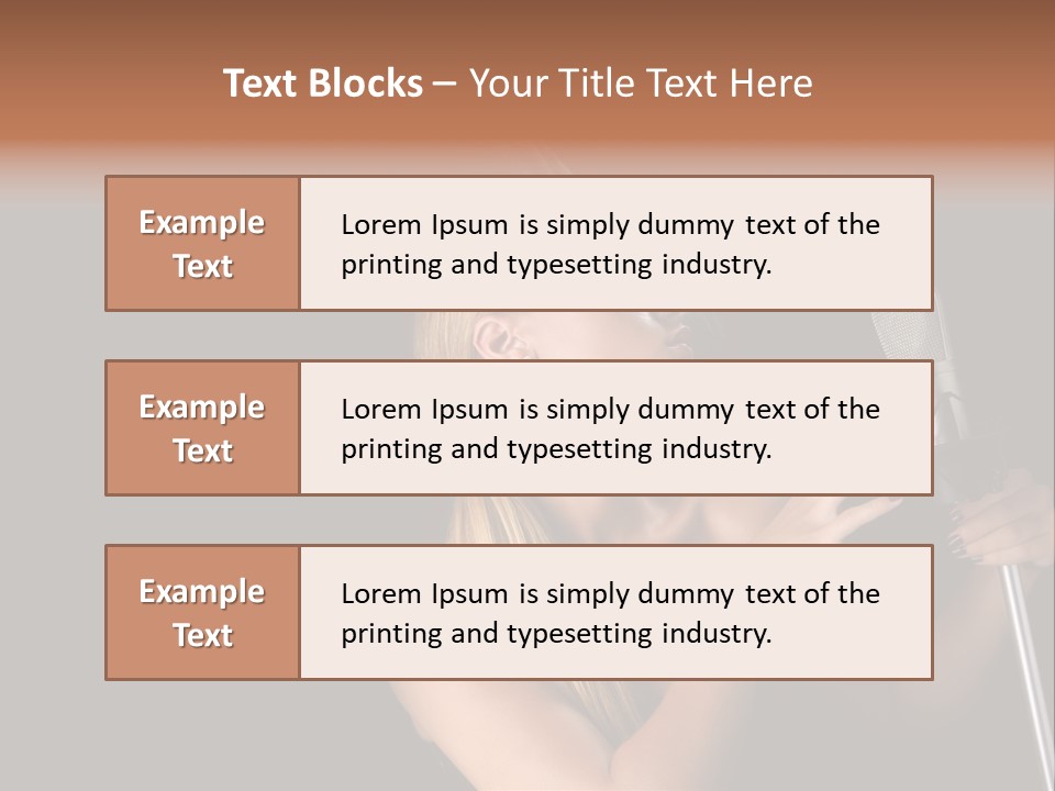 Studio Hot Audio PowerPoint Template