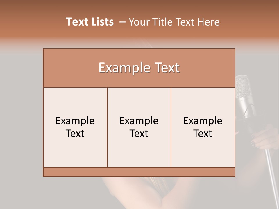 Studio Hot Audio PowerPoint Template