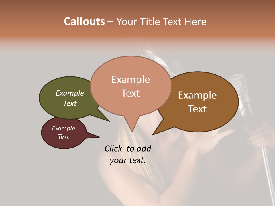 Studio Hot Audio PowerPoint Template