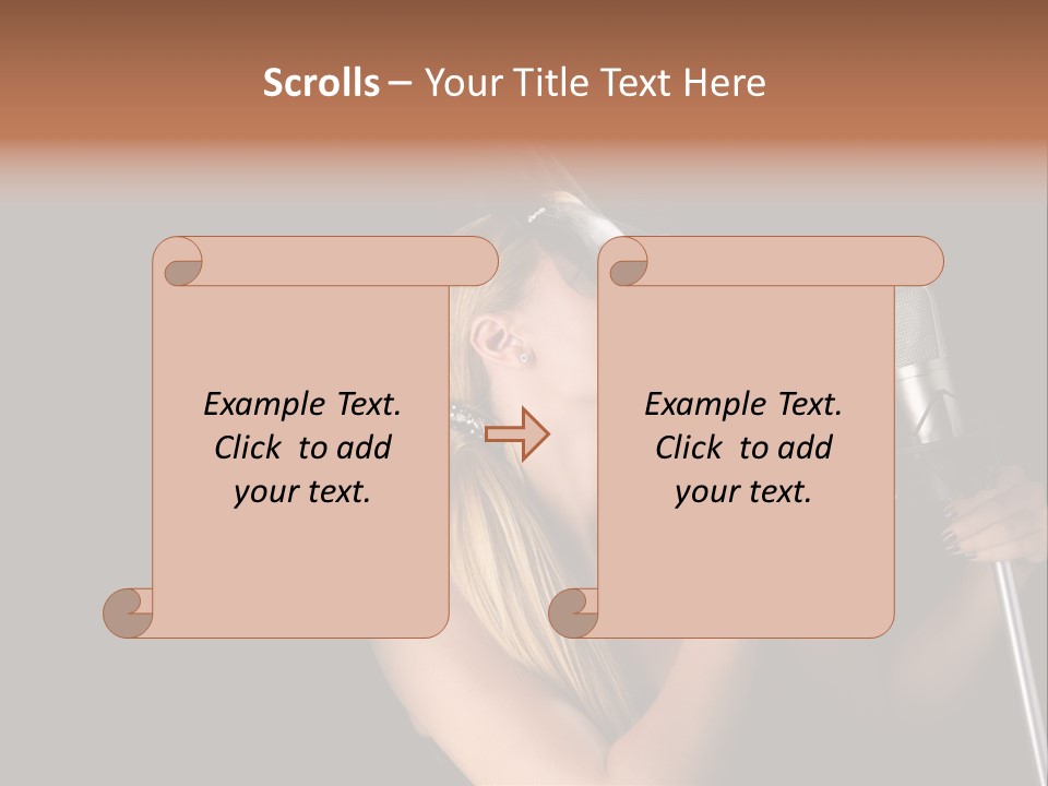 Studio Hot Audio PowerPoint Template
