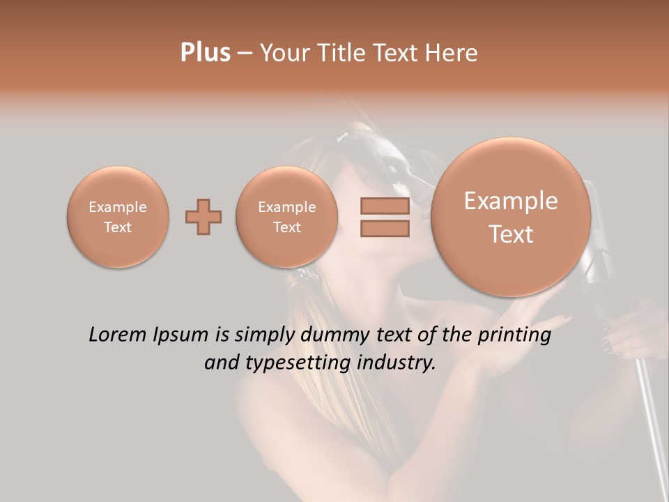 Studio Hot Audio PowerPoint Template