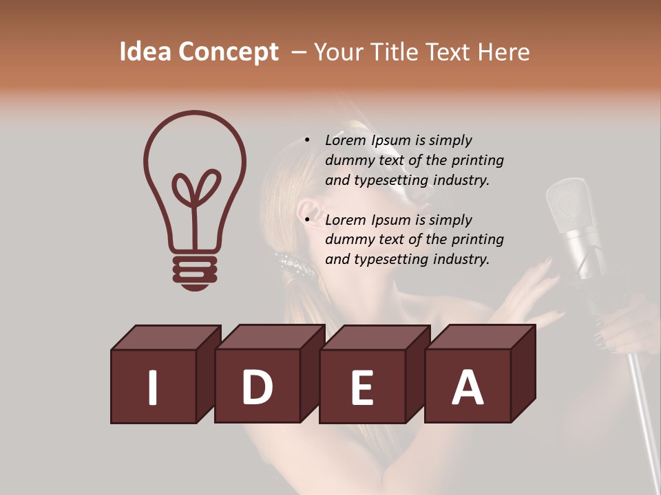 Studio Hot Audio PowerPoint Template