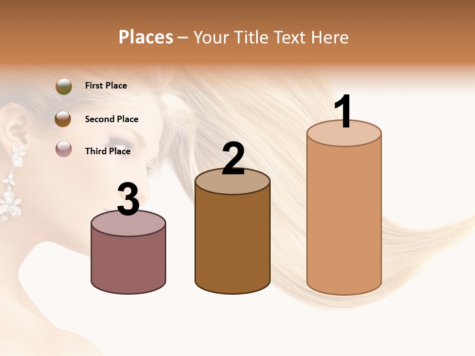 Woman Face Fashion PowerPoint Template