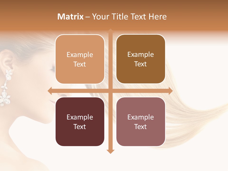 Woman Face Fashion PowerPoint Template