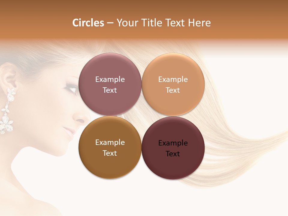 Woman Face Fashion PowerPoint Template