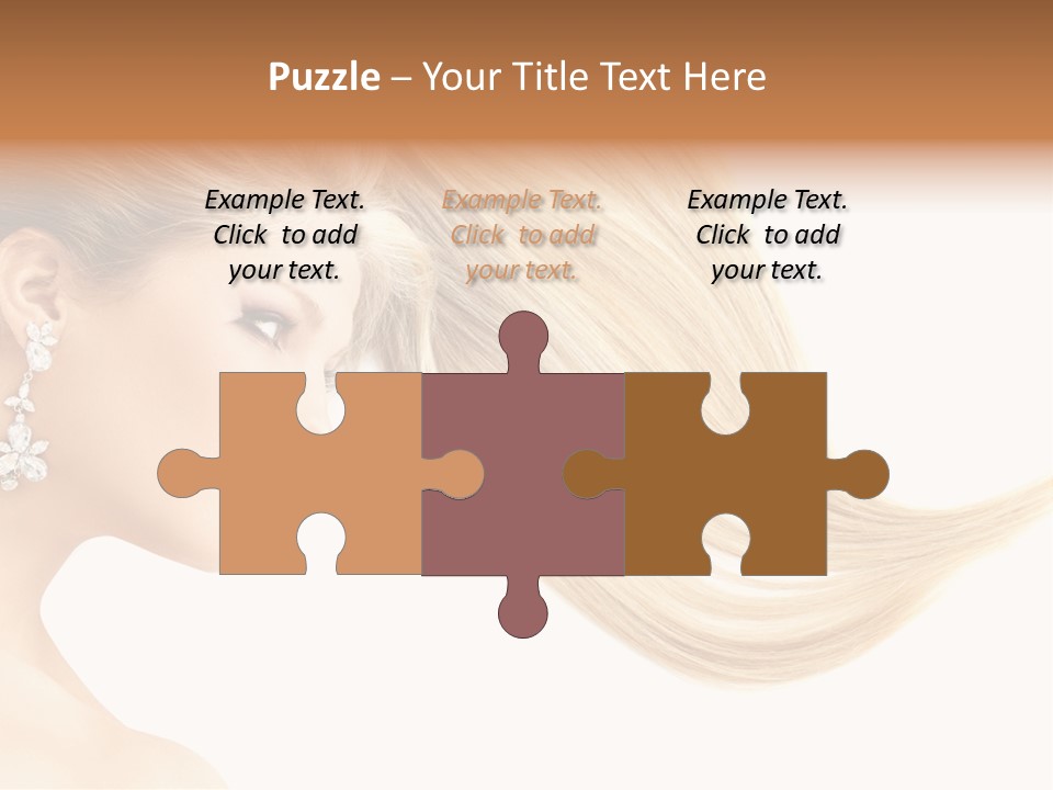 Woman Face Fashion PowerPoint Template