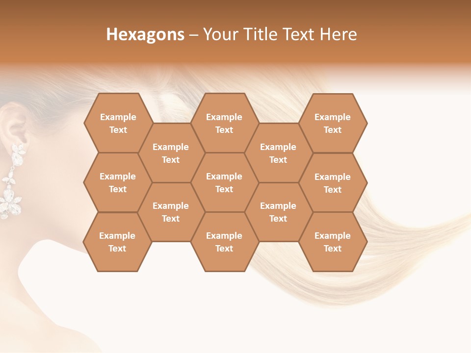 Woman Face Fashion PowerPoint Template