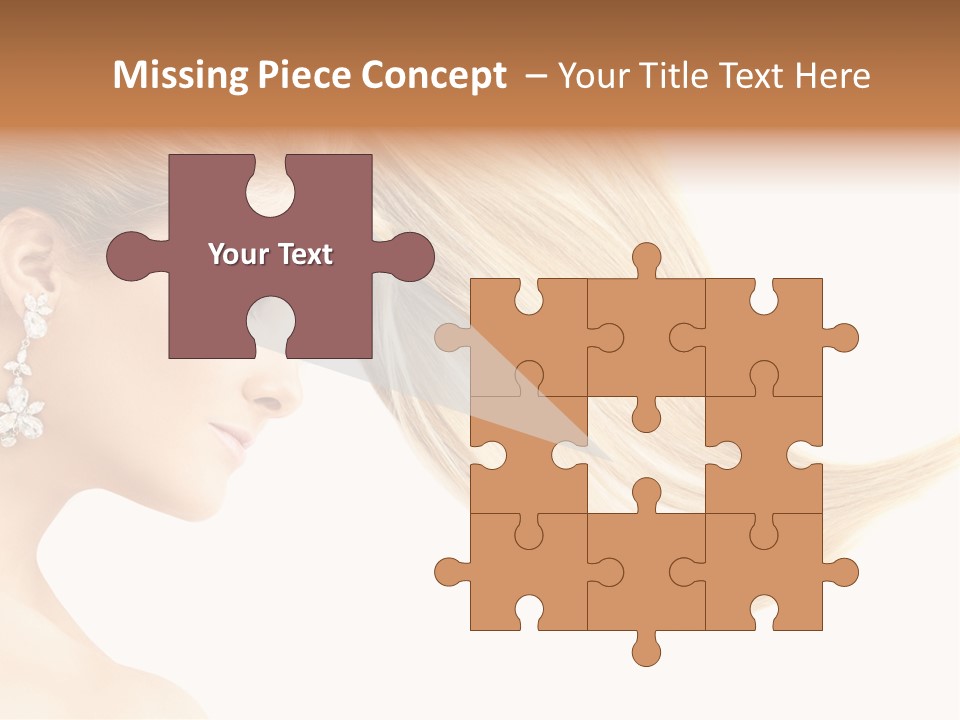 Woman Face Fashion PowerPoint Template