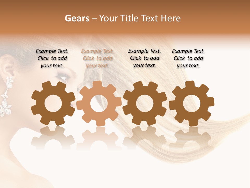 Woman Face Fashion PowerPoint Template