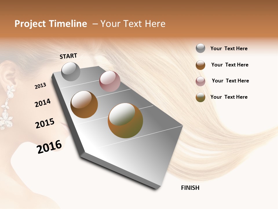 Woman Face Fashion PowerPoint Template