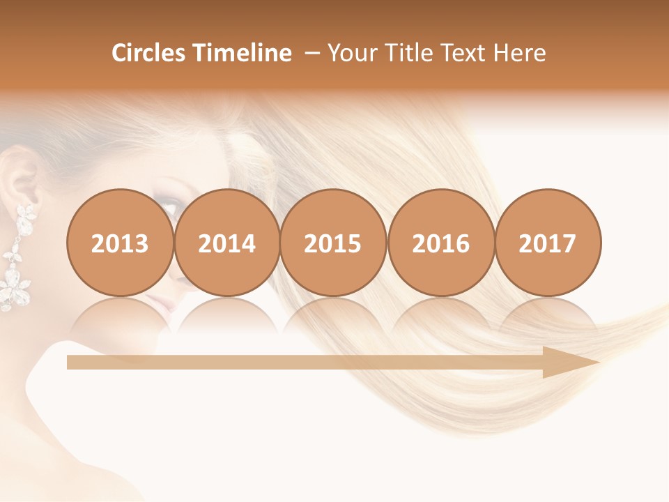 Woman Face Fashion PowerPoint Template