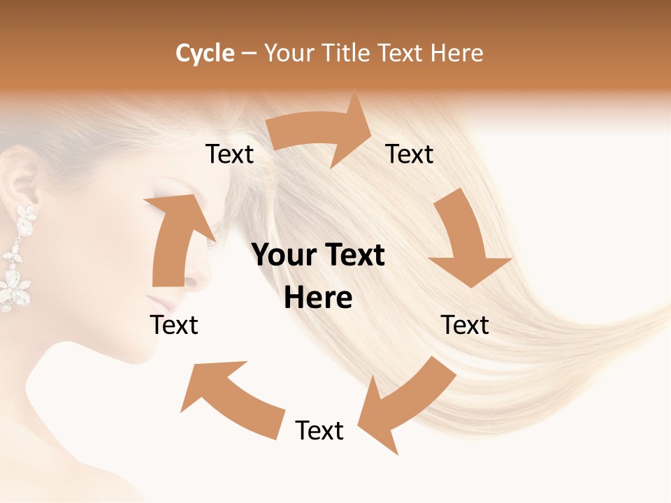 Woman Face Fashion PowerPoint Template