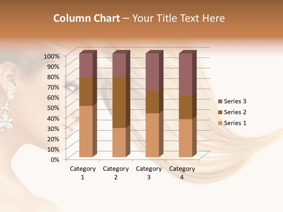 Woman Face Fashion PowerPoint Template