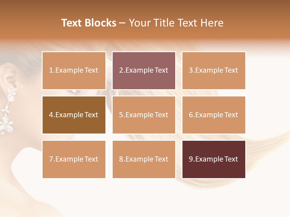 Woman Face Fashion PowerPoint Template