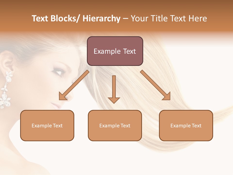 Woman Face Fashion PowerPoint Template