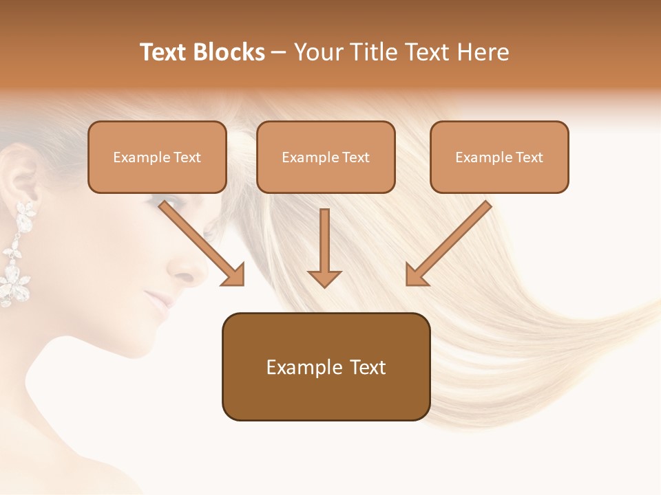 Woman Face Fashion PowerPoint Template