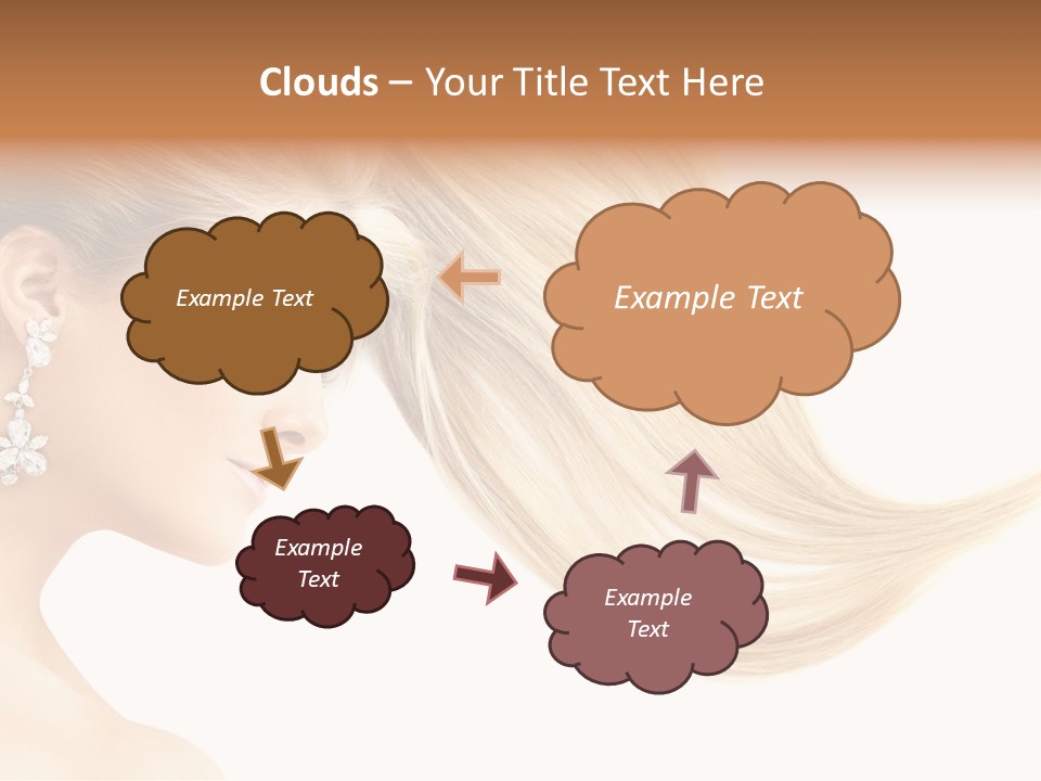 Woman Face Fashion PowerPoint Template