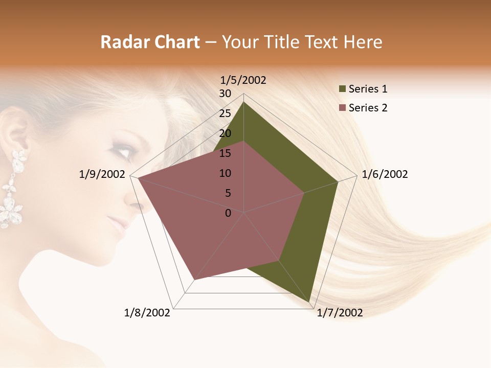 Woman Face Fashion PowerPoint Template