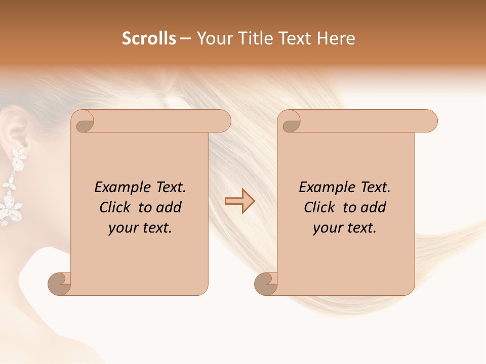 Woman Face Fashion PowerPoint Template