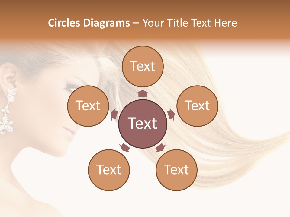 Woman Face Fashion PowerPoint Template