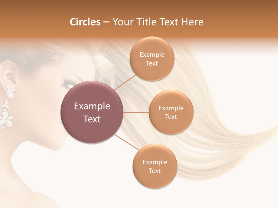 Woman Face Fashion PowerPoint Template