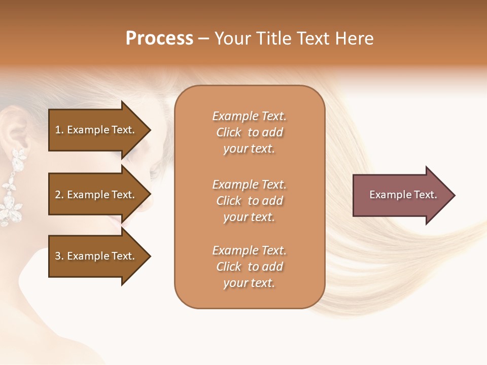 Woman Face Fashion PowerPoint Template