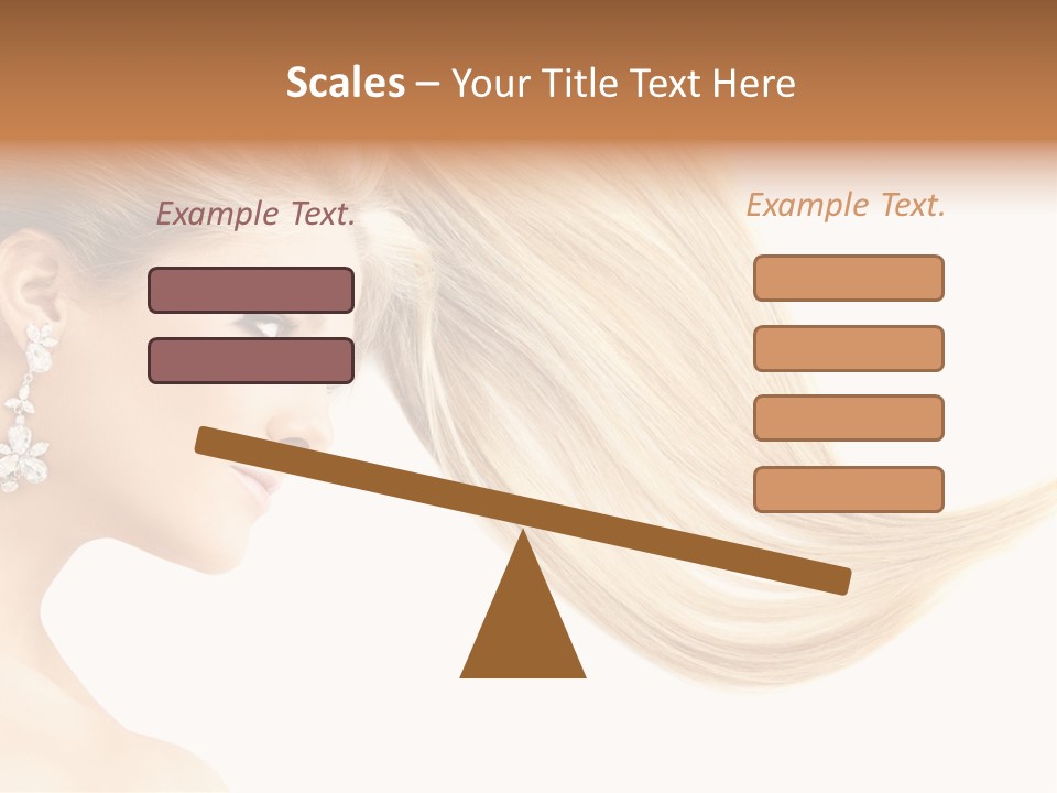 Woman Face Fashion PowerPoint Template