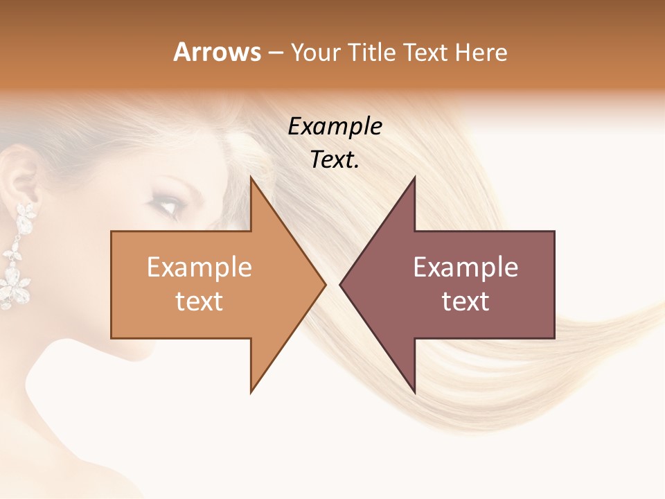 Woman Face Fashion PowerPoint Template