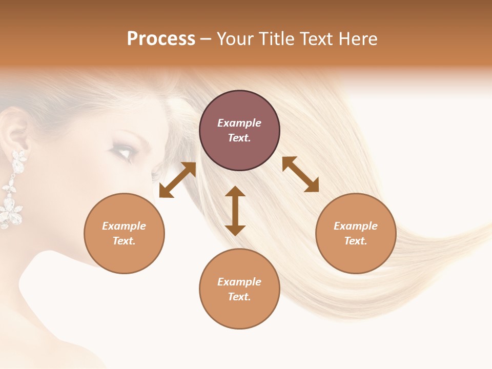 Woman Face Fashion PowerPoint Template