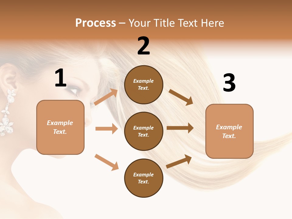 Woman Face Fashion PowerPoint Template