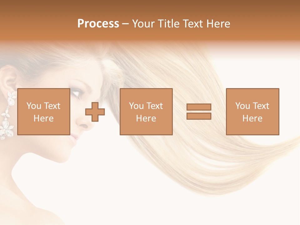 Woman Face Fashion PowerPoint Template