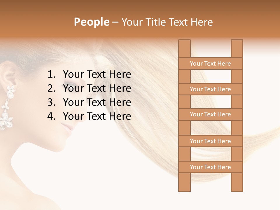 Woman Face Fashion PowerPoint Template