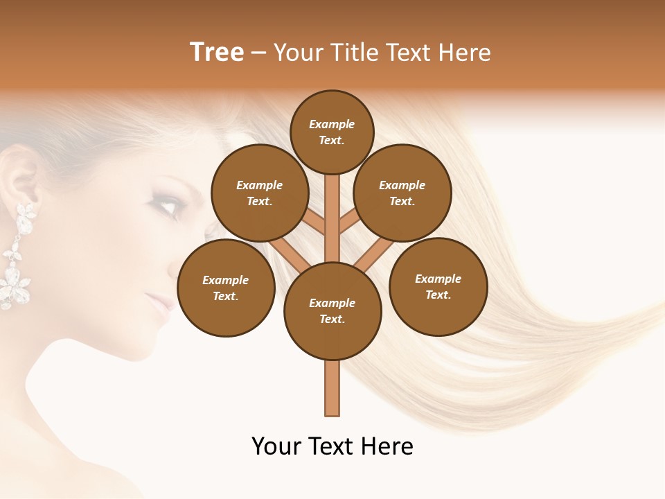 Woman Face Fashion PowerPoint Template