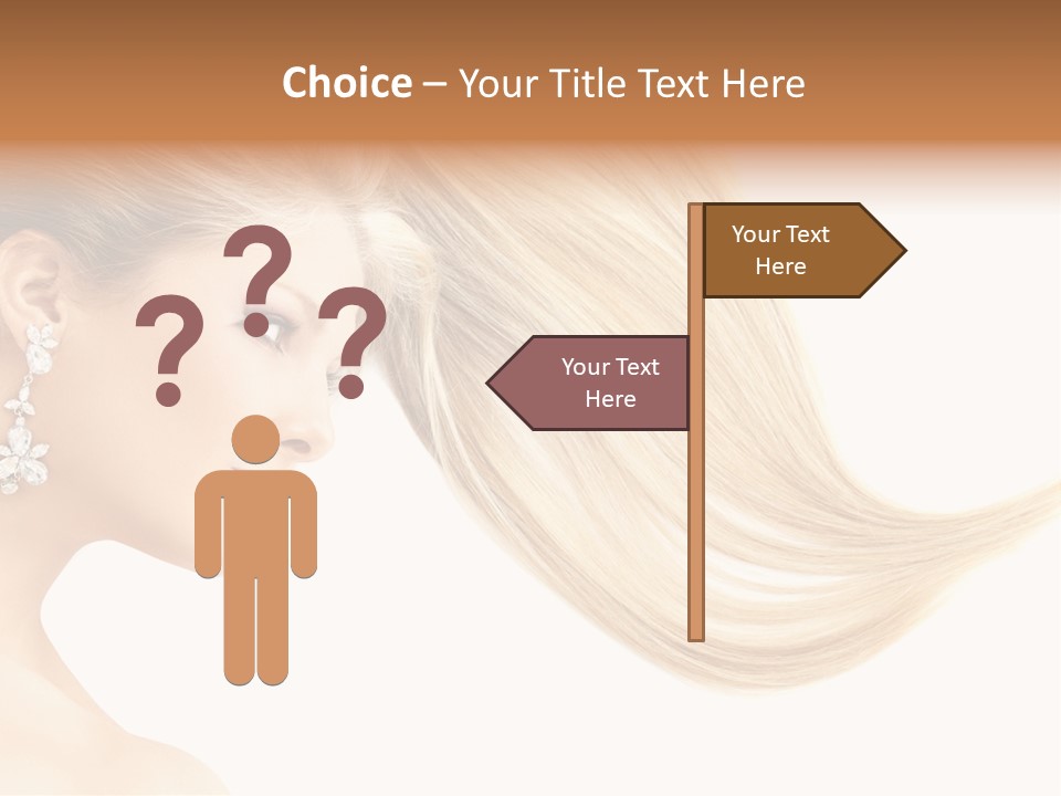 Woman Face Fashion PowerPoint Template