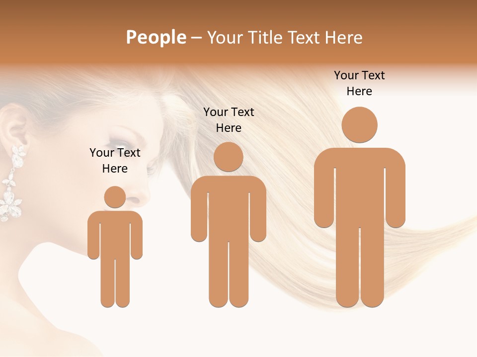 Woman Face Fashion PowerPoint Template