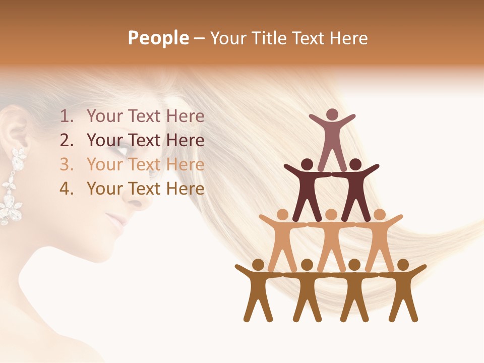 Woman Face Fashion PowerPoint Template