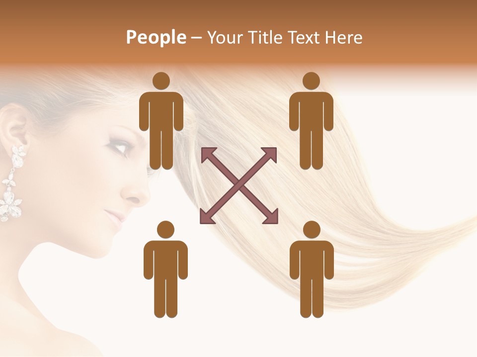 Woman Face Fashion PowerPoint Template