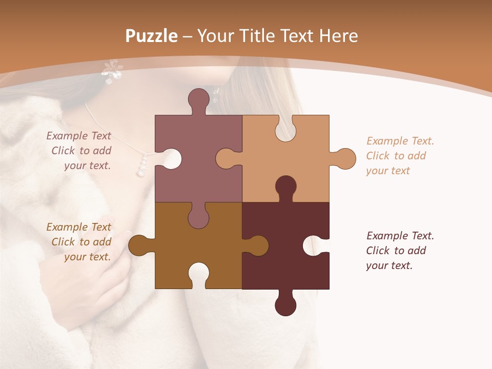Posing Head Positivity PowerPoint Template