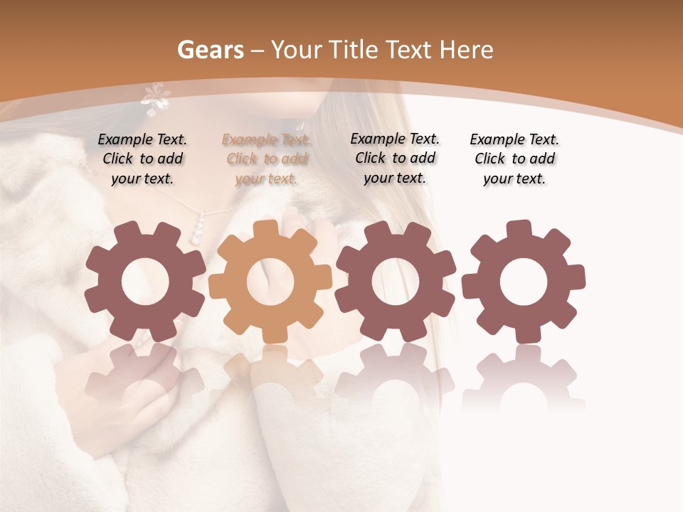 Posing Head Positivity PowerPoint Template