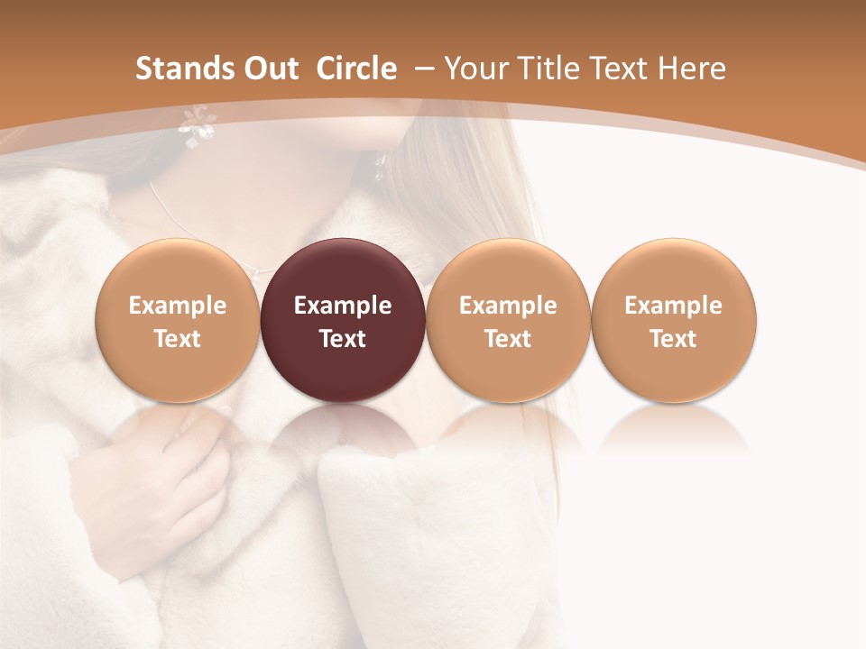 Posing Head Positivity PowerPoint Template