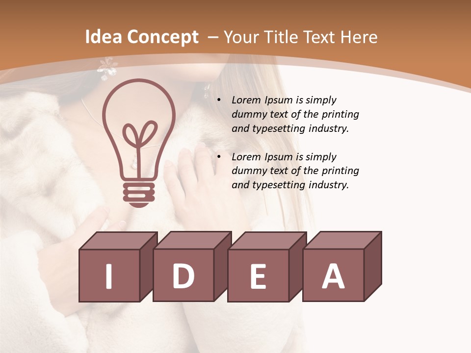Posing Head Positivity PowerPoint Template