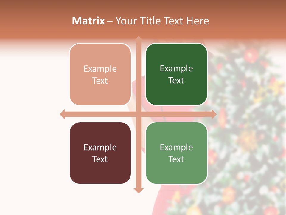 Woman Holiday Young PowerPoint Template