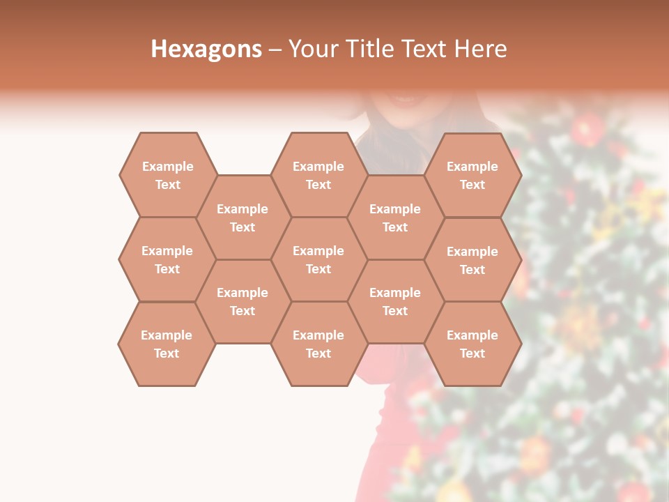 Woman Holiday Young PowerPoint Template