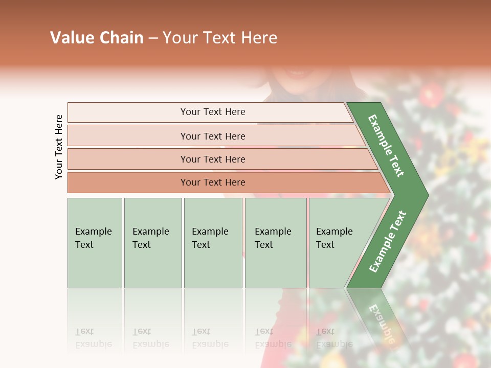 Woman Holiday Young PowerPoint Template