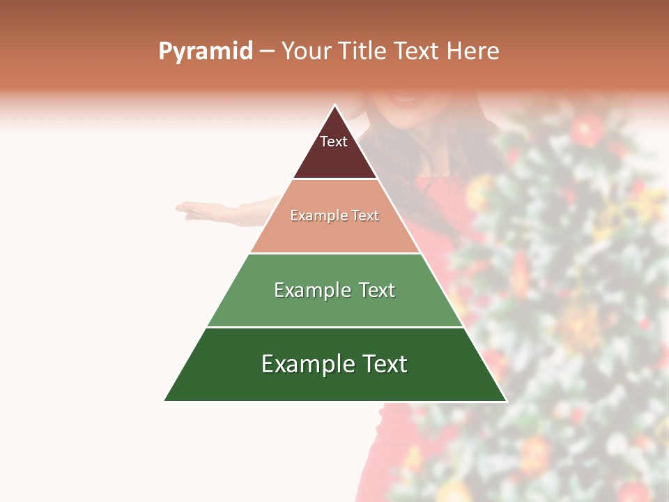 Woman Holiday Young PowerPoint Template