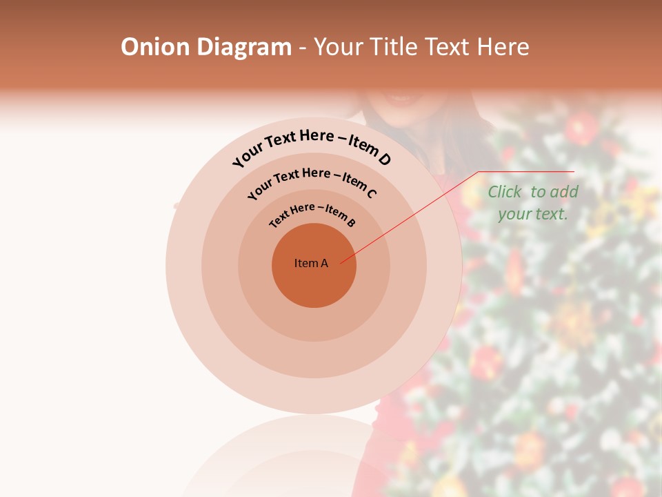 Woman Holiday Young PowerPoint Template